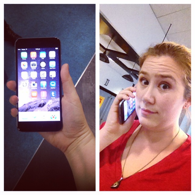 Okay, the iPhone 6+ isn't that ridiculously huge. I can deal. (I borrowed this one for testing.)