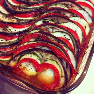 I made a beautiful, tasty thing tonight.  #ratatouille 