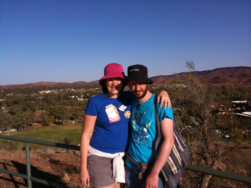 Me and Snookums on ANZAC Hill