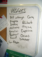 Veggie List