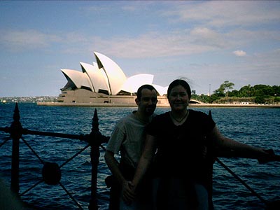 Snookums, me, and the Sydney Opera House