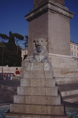 Detail of fountain