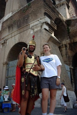 Me and a gladiator