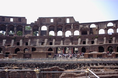 Inside the Colosseum