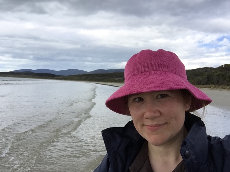 Beach selfie