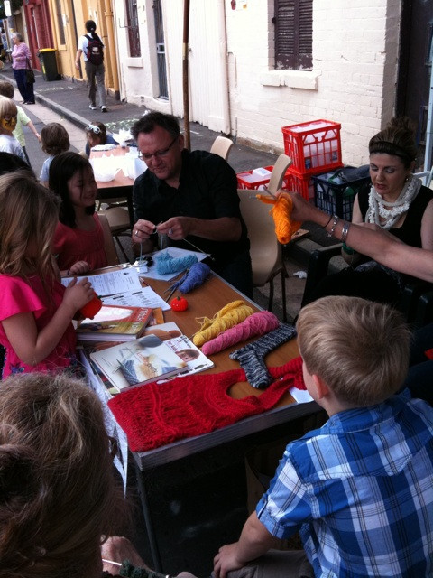 Knitters Guild stall