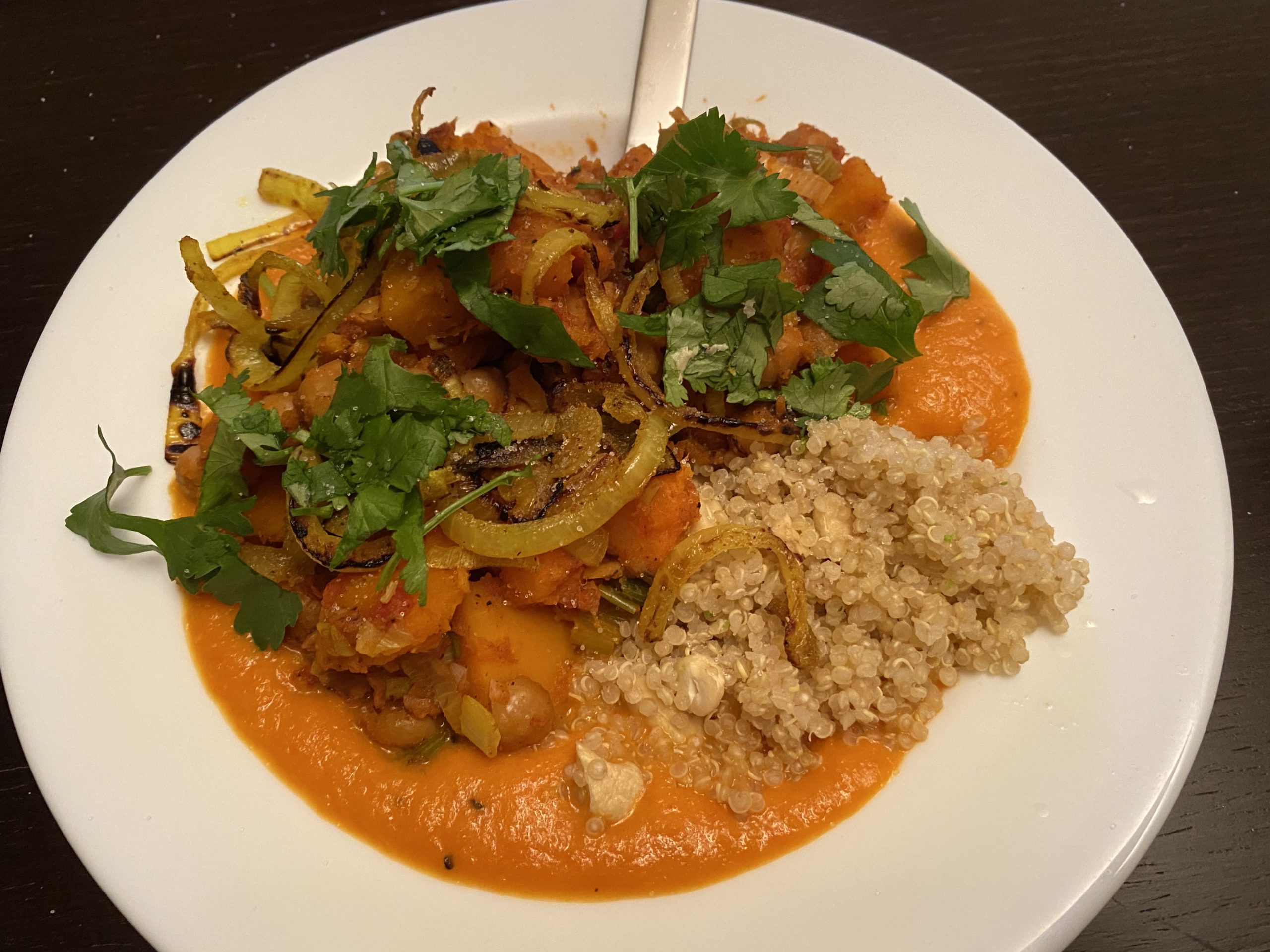 Vegan Pumpkin Curry with Quinoa