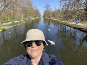 Nymphenburg Palace in the distance