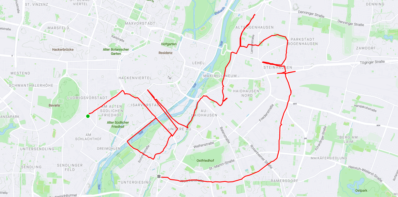 My first ever GPS art!