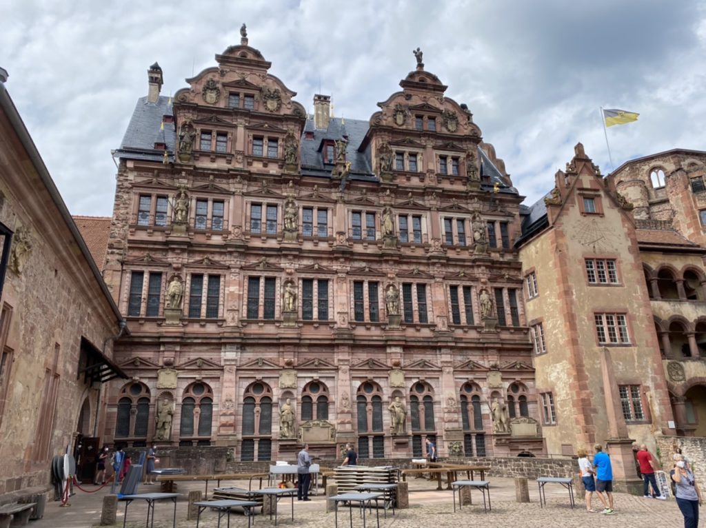 Castle courtyard