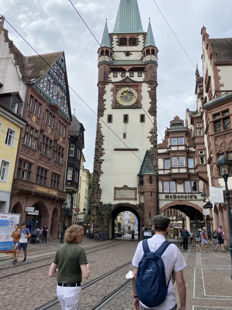 The old town in Freiburg