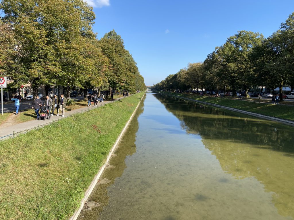 Looking down the Kanal