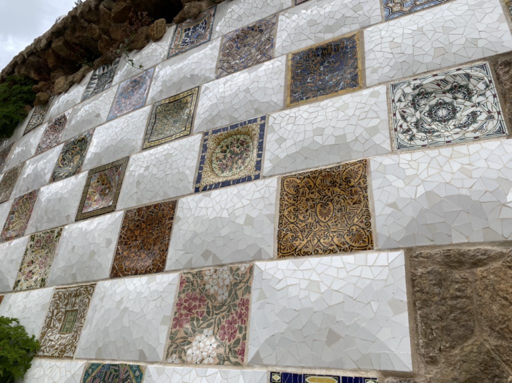 Mosaic wall