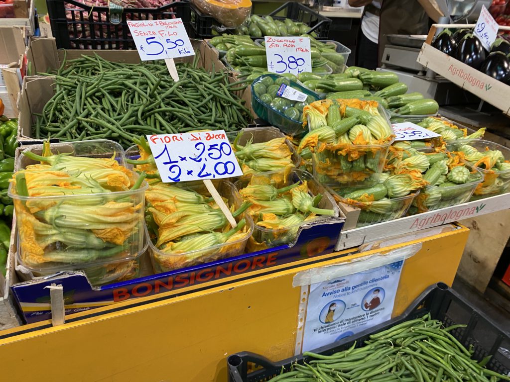 Zucchini blossoms