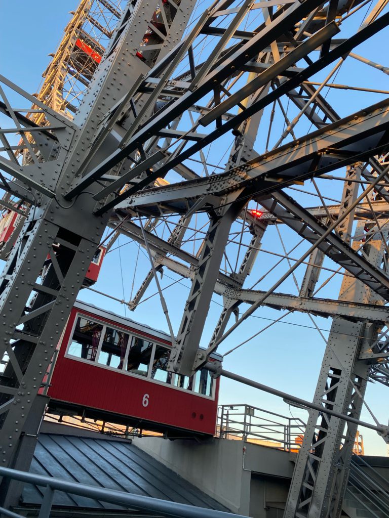 Boarding the Riesenrad