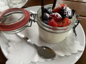 Berries and cream