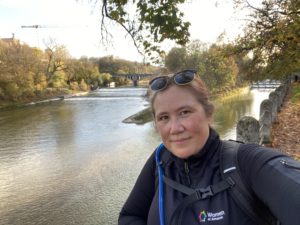 Me by the Isar spillway