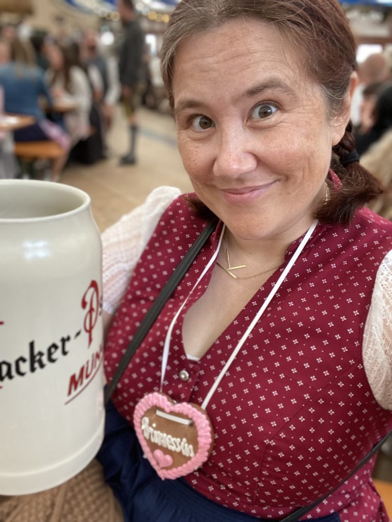 Me with Lebkuchen heart