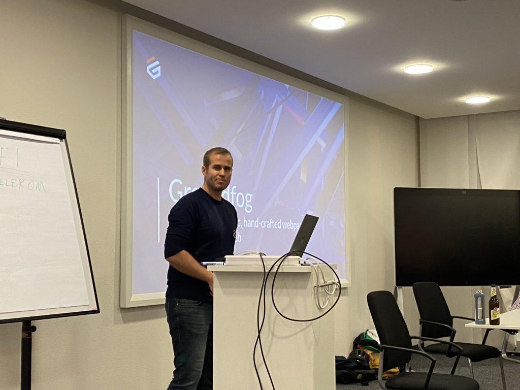 Martin at the AWS Meetup Dresden