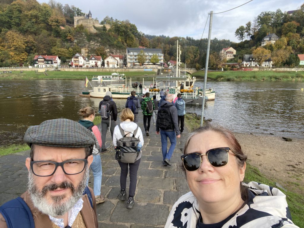 Ferry across the Elbe