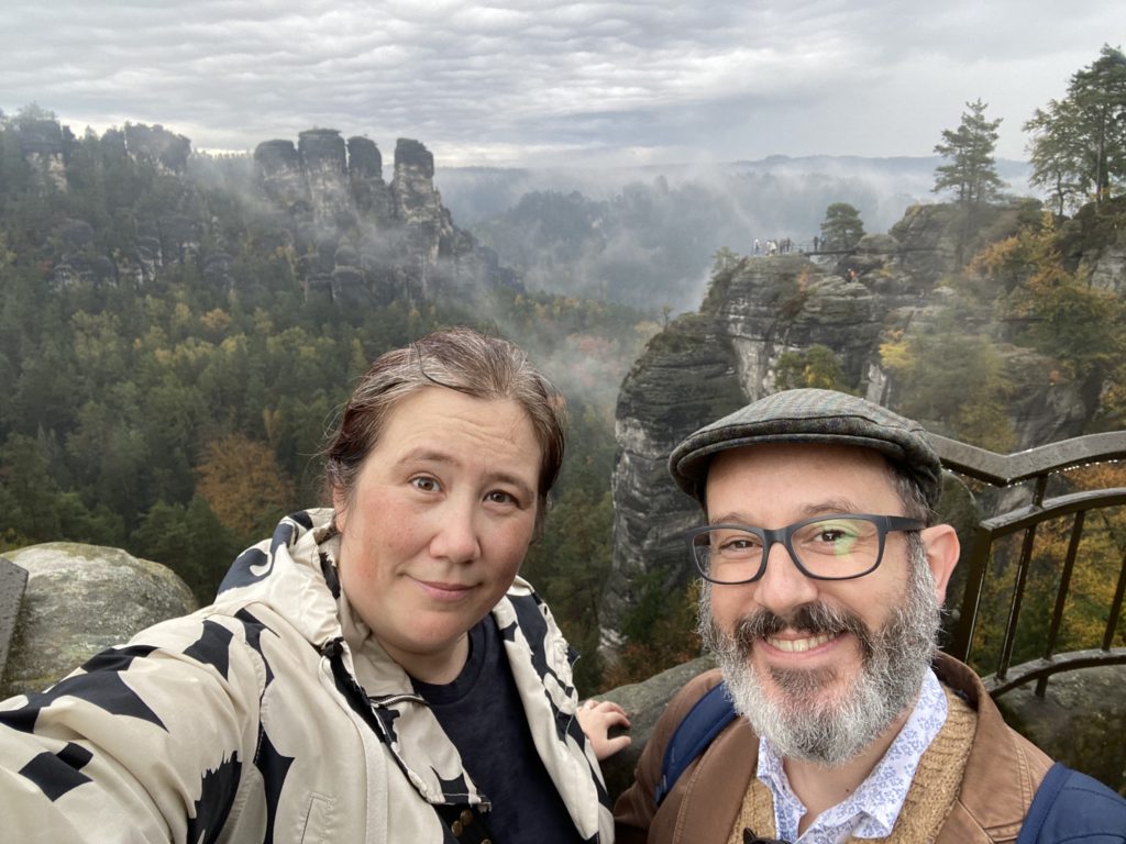 On the Bastei Bridge