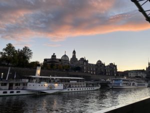 Dresden at sunset