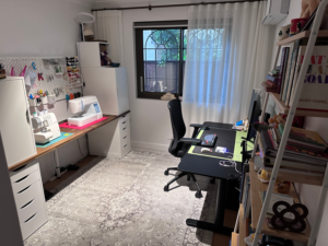 Finished craft room