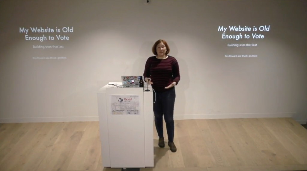 "My Website is Old Enough to Vote," The Web Meetup, June 2017