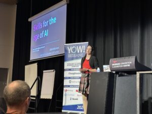 MishManners presenting at YOW