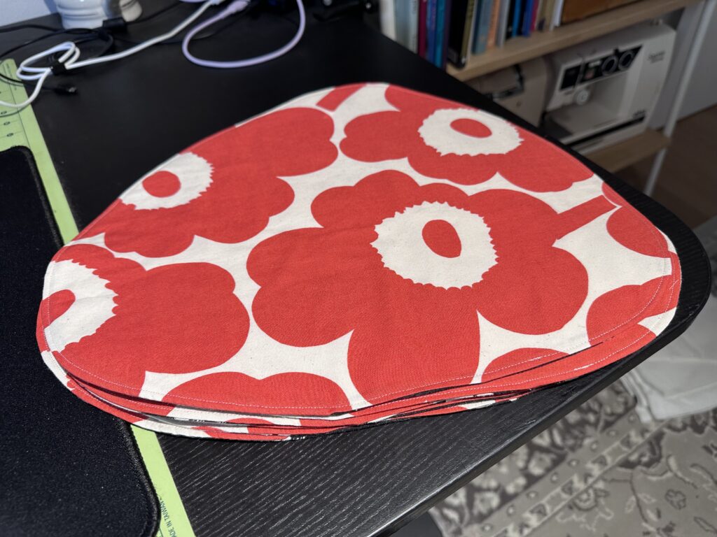 Stack of placemats