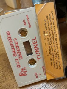 Cassette for the 3D Tunnel game