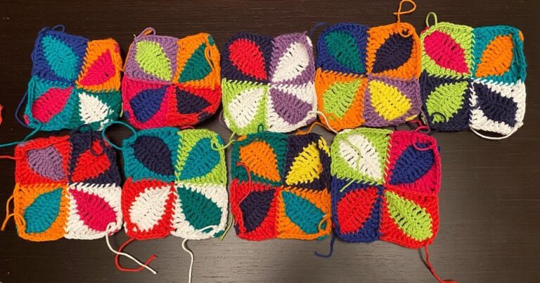 Progress! 9/30 blocks complete… #crochetkris