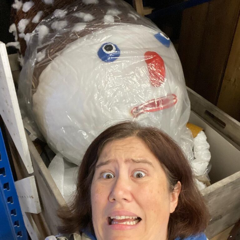 Apparently there is some big summer festival in Zurich where they build a giant snowman in the city and then BURN IT, wicker man style, and depending on when the head EXPLODES, it determines how good the summer will be. And he’s called the “Böögg,” and I found his head, and I’ll never sleep again. 😳🔥⛄️