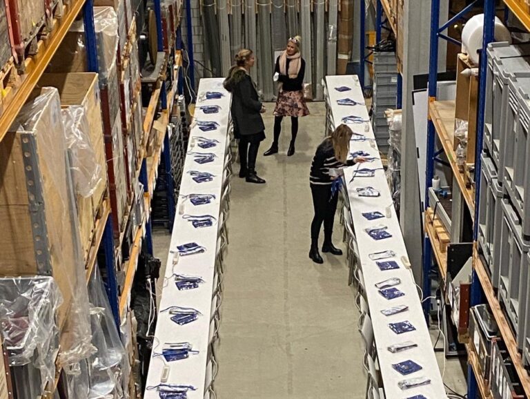 Final preparation for tomorrow‘s #herhack2021! By this time tomorrow, there will be 250 women hackers powering away on solutions to some of the world’s most pressing problems. How cool is that?? #digitalswitzerland #aws 

(Also, I’ve never been to a hackathon in a warehouse before. There’s a giant disco ball and a SLIDE!!)