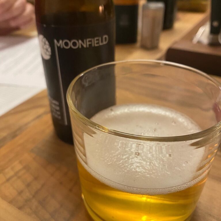 Belgian Beer Tasting #7 - Moonfield by @beerselect. It’s a blonde Belgian ale named after an EDM festival. (The beer is quite nice. My face is for the EDM.) 😂🍻