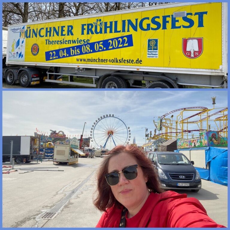 Frühlingsfest kommt bald! (I’m actually very excited. I have no idea why I’m making that face.) 🎡🍻🌷