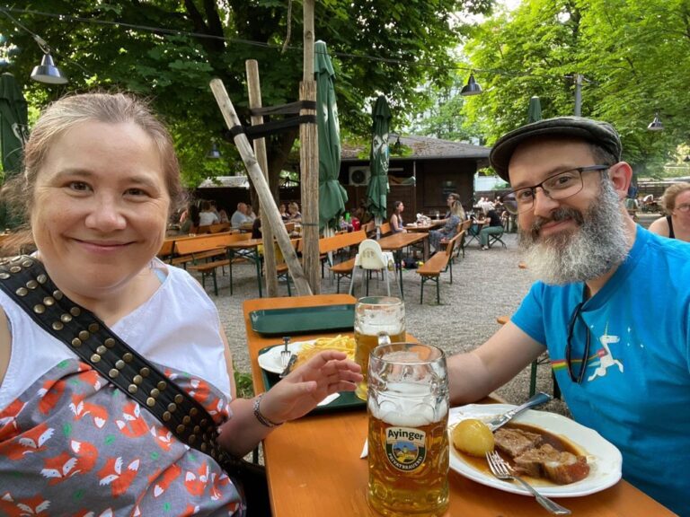 Too much travelling; not enough biergartens. Discovered a new one today right in our neighbourhood! (2022 Biergarten count: 4) 🍻