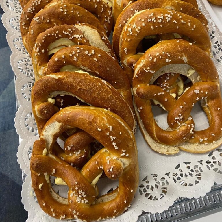 German customer meetings have great catering. 😍🥨