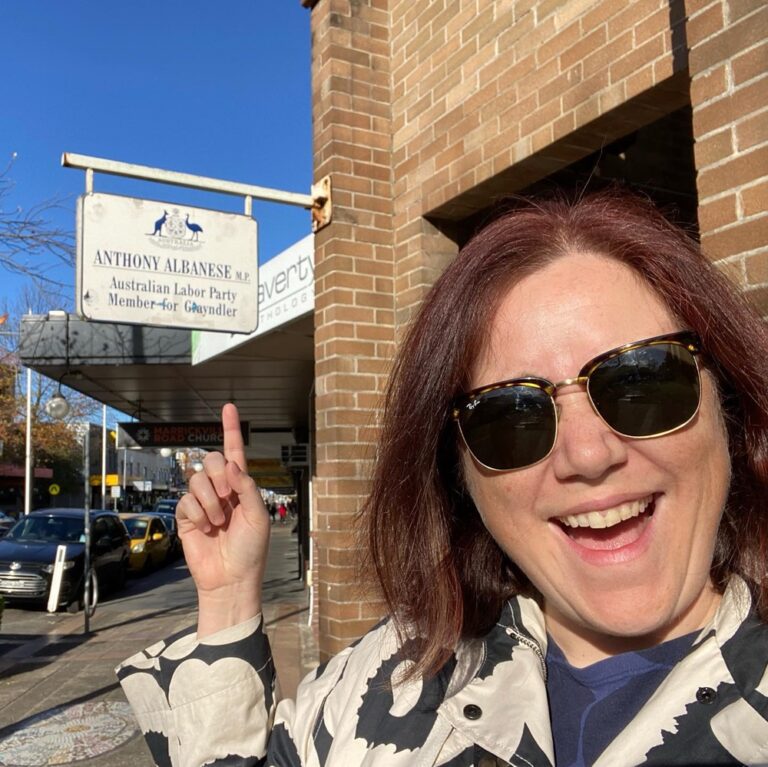 Had a quick stroll through Marrickville to celebrate Albo’s election win with a Pork Roll. 🇦🇺