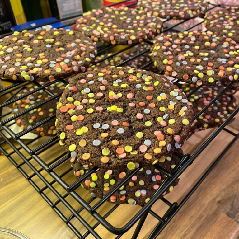 We are now playing the “drink down the bar and eat up the pantry” game before we leave Germany. I came out of my office after a meeting today to the most wonderful smell… Chocolate sprinkle cookies made by the Snook! 😍🍪