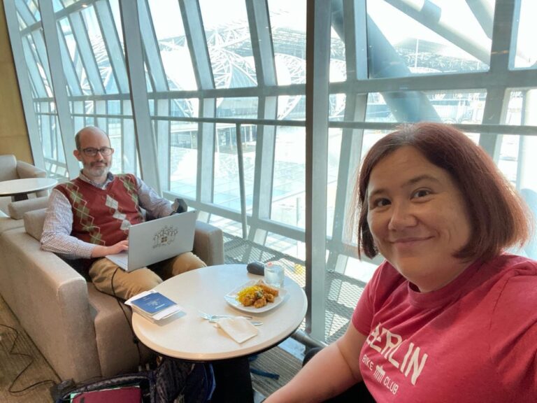 Status update: chilling in Bangkok for a few hours. We’ve been rebooked to Sydney, so this adventure looks like it’s back on track!