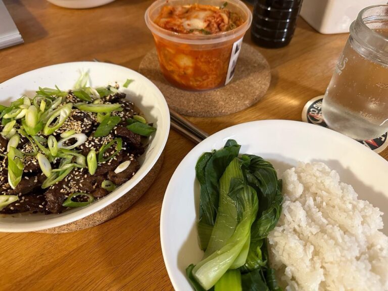 His first time making bulgogi at home, and it won’t be the last! ❤️🍚