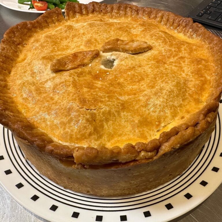 It was the birthday pork pie of my dreams. ❤️ (In terms of foods from classic children’s literature that entranced Little Kristy, cold meat pie trumps Turkish Delight by, like, a million points.)