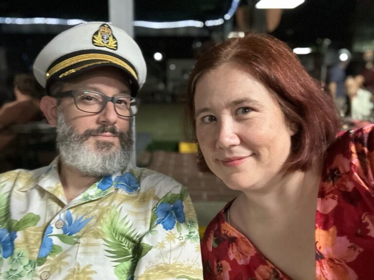 Celebrating 23 years since I smooched  Captain Snook with Yacht Rock night at the Marrickville Bowlo. ❤️💋⛵️🎷🌅