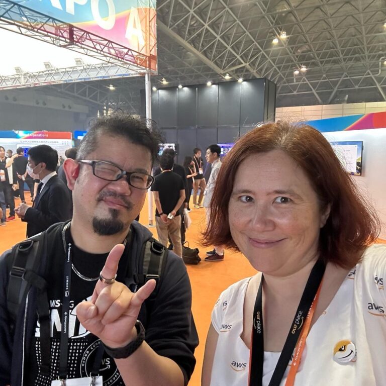 Some of the many fun selfies and photos I captured today at the AWS Summit Tokyo! The highlights were definitely meeting AWS VP of CX & Tech Francessca Vasquez (finally!) and posing with Shun Yoshie, probably the coolest AWS Hero in the world. 🤘🇯🇵

 #aws #summit