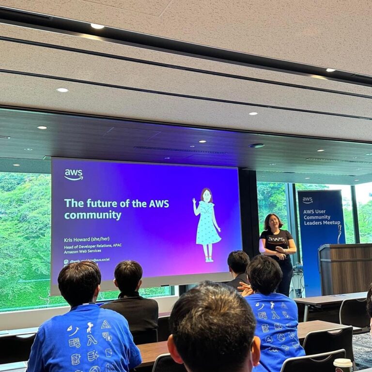 Thank you to the AWS Community in Japan for inviting me to speak at the Community Leaders meetup today! (And to my wonderful translator Shoki Hayasaki, who helped me to communicate.) You are all incredibly inspiring to me! 🇯🇵❤️🙌