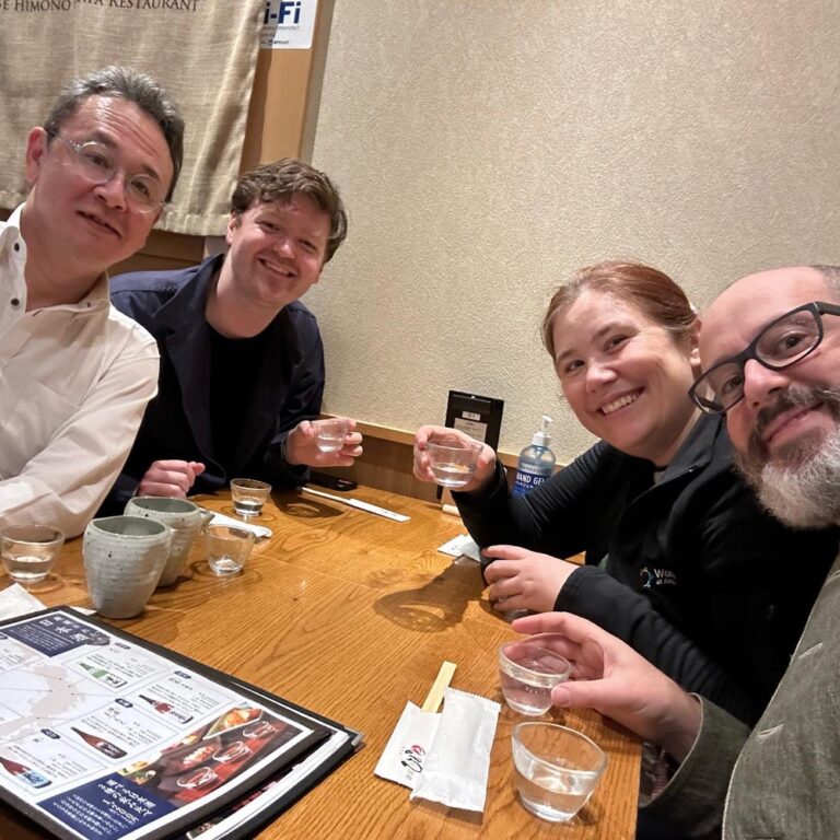 Sightseeing, shrines, shopping, and sake today in Shinjuku, Harajuku, and Shibuya. It was also lovely to catch up with my colleague Nick and our old buddy Kame!