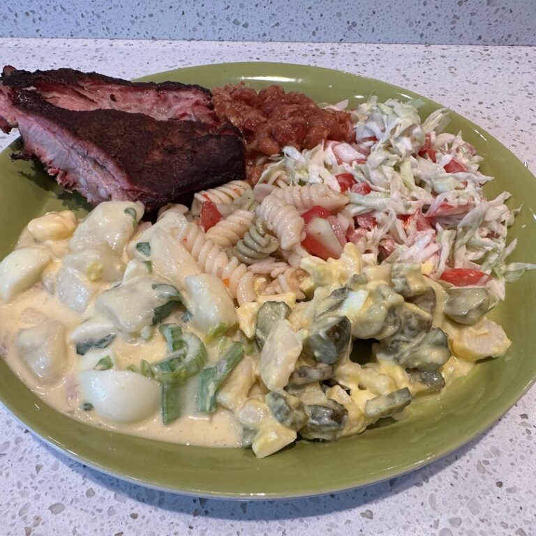 BBQ at the lake today! Dad got up early to smoke us some ribs. 😍 We also had the Annual Teasing of Grandma Veva about the fact that Google Streetview has shown her mowing her front lawn for 9 years now. 😂❤️