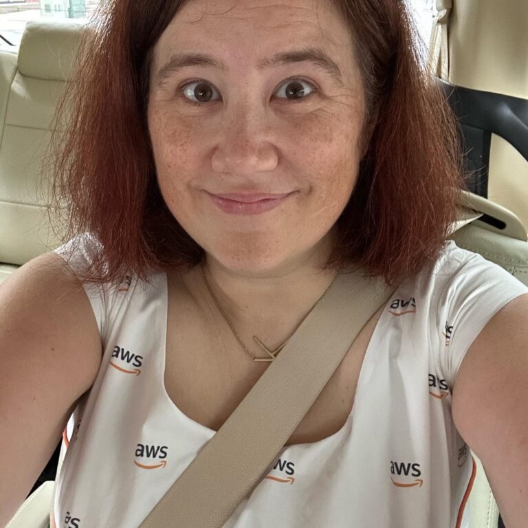 In the taxi to #AWSDevDay Tokyo! And of course I am in the #AWSdress. 😂👗 Please come up and say hello if you are there! My session will be at 10am this morning.