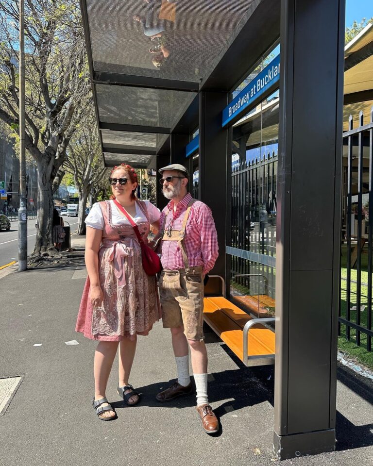 Just waiting for the bus in Sydney… as you do. #oktoberfest #wiesn 🍻🚍